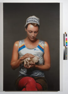 Stigma01, 2019, oil on canvas, 140 × 90cm
